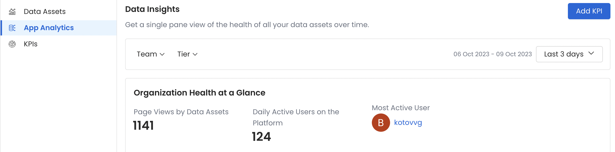 Organization Health at a Glance